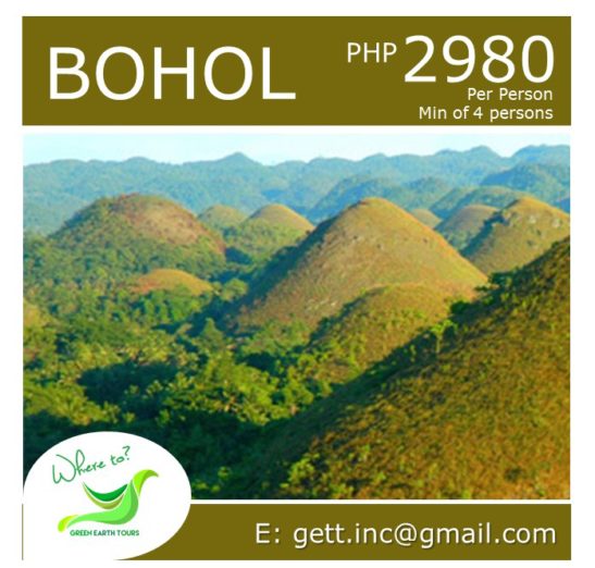 3D2N Bohol Tour Package
