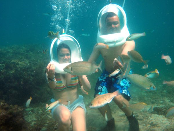 Helmet Diving in Cebu