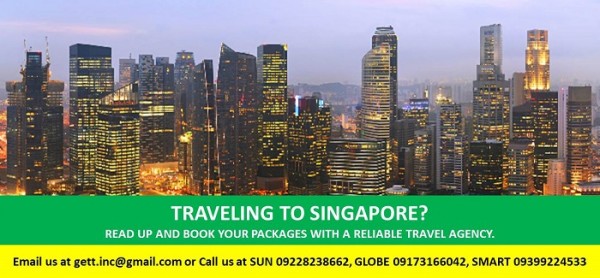 Singapore Tour Package from Manila and Cebu.