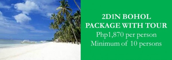 Bohol Tour Package with accommodation, tour and transfers