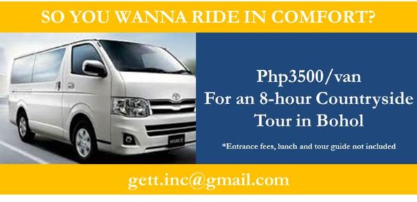 Van for Rent in Bohol