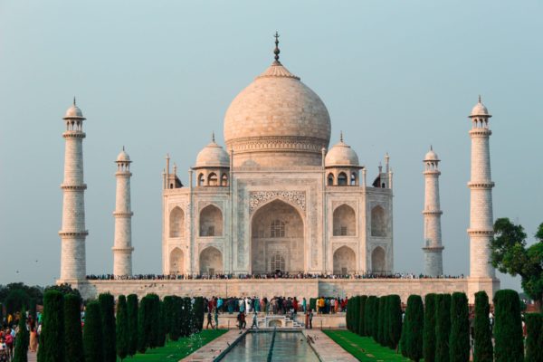 Taj Mahal in Agra Indra is a famous landmark and must-see in any tour itinerary. It is part of the Golden Triangle, a popular route covering New Delhi, Agra and Jaipur.